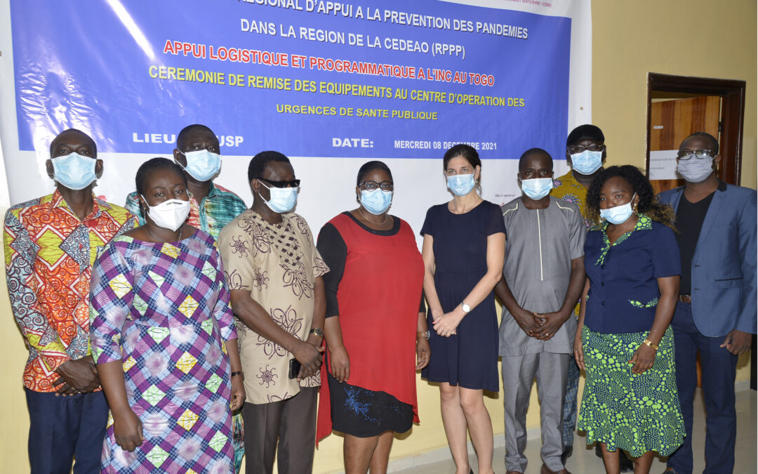Gestion des Urgences sanitaires au Togo:  PLUS DE 78 MILLIONS DE FCFA DE LOTS DE MATÉRIELS OFFERTS AU COUSP